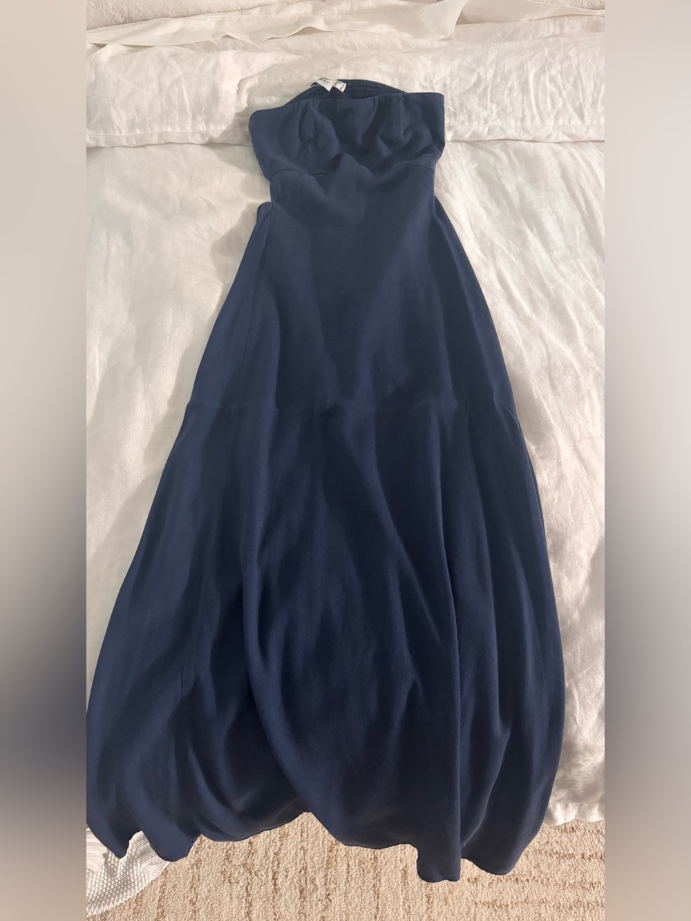 Princess Polly Navy Strapless Maxi Dress